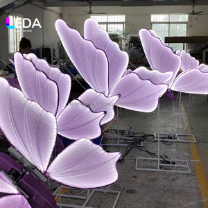LEDA Venta al por Mayor de Fábrica, Luces LED de Mariposas Móviles para Decoración de Bodas, Lámpara de Mariposas LED para Decoración de Fiestas - Product Image 1