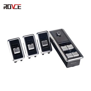 ROVCE Bouton de commande des interrupteurs de lève-<span class=keywords><strong>vitre</strong></span> de <span class=keywords><strong>voiture</strong></span> pour Land Rover Range Rover Vogue 2013- 2017/Sport 2014-2017/ Discovery 5 2015-2019 - Product Image 2