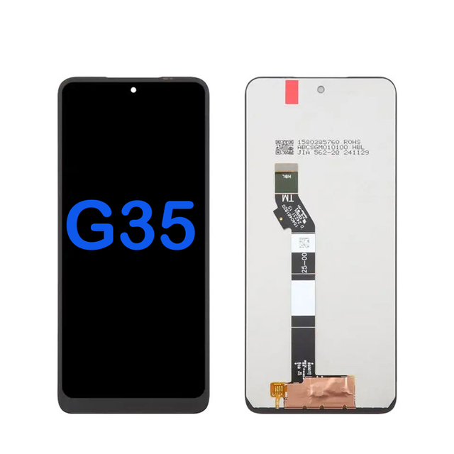 For Motorola Moto G35 LCD Touch Screen Replacement High Quality 100% Tested with 1 Year Warranty Original Digitizer Assembly