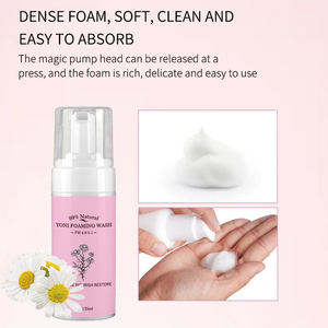 Özel etiket en çok satan doğal cilt bakımı Yoni ürünleri vajinal yıkama temizleme PH dengesi Yoni köpük yıkama Restore besler - Product Image 5