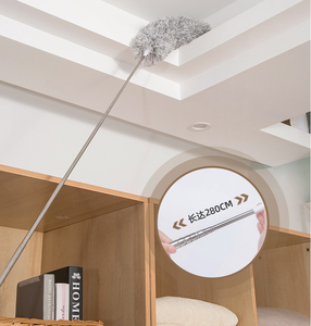 Cổ điển nhà thép không gỉ xử lý kính thiên văn sợi nhỏ lông Khăn lau bụi mở rộng cho xe nhà làm sạch <span class=keywords><strong>PP</strong></span> Khăn lau bụi Bộ sưu tập - Product Image 4