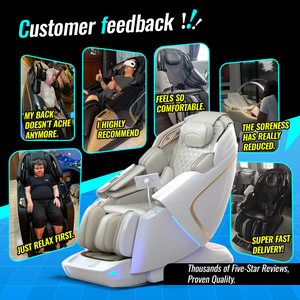 Sillón de Masaje L36S de Doble Núcleo, el Más Vendido, de Cuerpo Completo, Gravedad Cero, Eléctrico, con Calor, Rodillos para Pies, Portátil, Reclinable, Tipo Sofá - Product Image 6