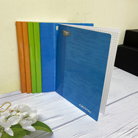 Cahier de Brouillon Grands Carreaux Seyes agrafes Couverture Carte Rouge cahier d'écolier pour marczy africain