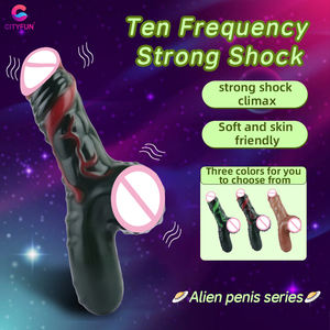 Günstige realistische Zunge lecken und saugen Vibratoren für Mann Heizung Finger Vibrator elektrische Sex saugen Vibratoren - Product Image 5