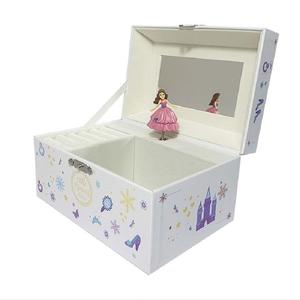 Boîte à musique en papier personnalisée à manivelle, motif ballerine, pour rangement de bijoux, durée <span class=keywords><strong>sonore</strong></span> 30 secondes, idéale pour cadeau de Noël ou d'anniversaire - Grande Vente - Product Image 4