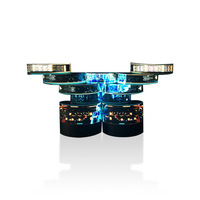 Pantalla LED para Cabina de DJ, Forma Irregular Personalizada, a Todo Color, para Discoteca, Música Electrónica, Mesa de DJ con Pantalla LED