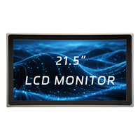Moniteur de paiement à écran tactile capacitif 10 points avec pilote USB noir pour entreprise LCD, compatible avec stylo tactile USB, HDMI, VGA, USB 16:9