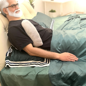 Coussin de récupération post-opératoire avec support tricoté pour la tête et repose-bras pour la sortie d'hôpital et les soins post-chirurgicaux - Product Image 1