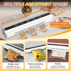 Machine de mise sous vide automatique sans fil rechargeable par USB, portable, pour la maison, en plastique, pour la conservation des aliments dans la cuisine - Product Image 6