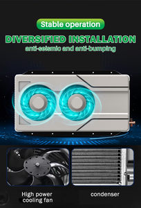 Cabina di parcheggio elettrico 12v 24v camion aria condizionata unità Modulare <span class=keywords><strong>Mini</strong></span> condizionatore d'aria per camion - Product Image 2