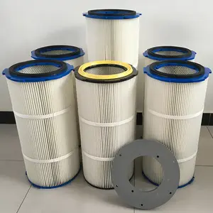 HEPA-filtro de cartucho Industrial lavable de 0,3 micras, filtración de humos de soldadura de aire