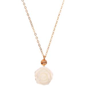 Exquisitely Designed Natural Pearl Mother <b>Rose</b> Collarbone Chain Pendant Luxury Feminine Charm with <b>Light</b> Fragrance - Product Image 5