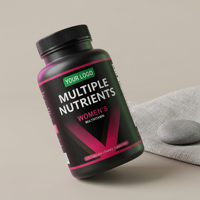 Complément alimentaire en capsules de vitamines quotidiennes avec multivitamines pour le système immunitaire des adultes, soutient et prend soin de votre bien-être, 120 capsules, 60g, OEM ODM, étiquette privée