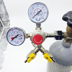 วาล์วลดแรงดัน 1/4 นิ้ว แบบสองทาง สำหรับถัง CO2 อุปกรณ์อาหาร KLF05-02 - Product Image 3