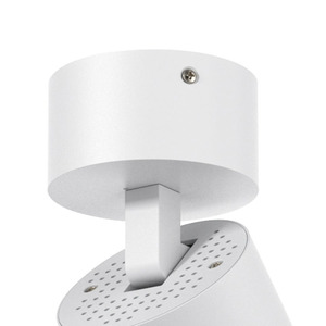 Luz de pista cob montada en superficie, luz de pista móvil de aluminio para tienda de ropa, color blanco y negro - Product Image 2