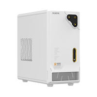ALSEYE New Computer Case with Micro-ATX Tower with Magnetic Design Dust Filter, Transparent Glass Side Panel