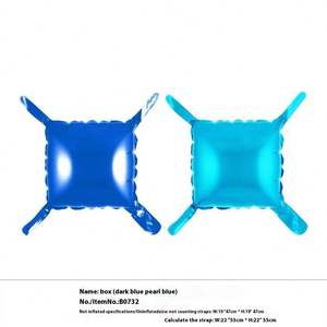 Globo Cuadrado de Doble Cara y Dos Colores para Decoración de Fiestas, con Papel de Aluminio para Eventos Promocionales - Product Image 2