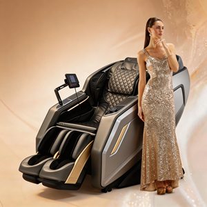 Poltrona Massaggiante Intelligente 4D Portatile OEM con Gravità Zero, Rullo per Piedi, Altoparlanti Bluetooth, Riscaldamento e Airbag - Product Image 2