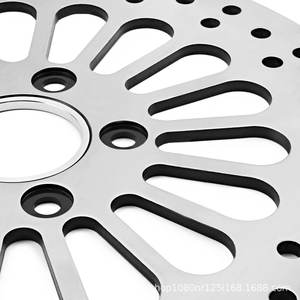 Rotor de Disco de Freno Trasero Plateado para Motocicleta al por Mayor, Compatible con Pastillas de Freno para -<span class=keywords><strong>Davidson</strong></span> - Product Image 4