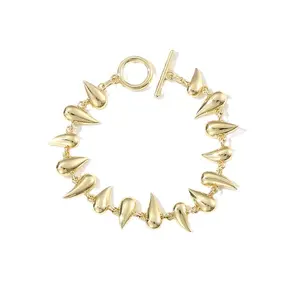 Hot Factory Price Wholesale teardrop shaped 925 Silver or Acrylic Fashion jewelry bracelets