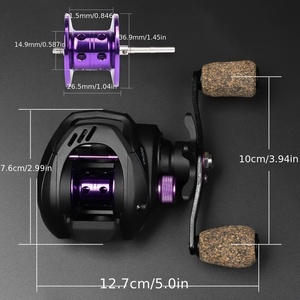 Carrete de Pesca KEKAXI VN200, 7 kg de Arrastre, Relación de Engranajes 6.5:1, Alta Velocidad, Arrastre Reforzado para Pesca de Carpas - Product Image 2
