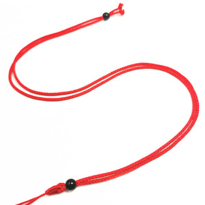 สร้อยคอเชือกหนางานประดิษฐ์ทำด้วยมือแบบเรียบง่ายจี้หินอาเกตคริสตัลสร้อยคอเงิน - Product Image 5