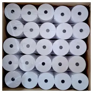 Kertas kasir 2 1/4 inci x 50 ', 57mm * 38mm 57x40 57*50 sampai gulungan kertas termal