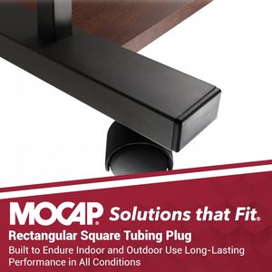 50x150mm <span class=keywords><strong>Plastic</strong></span> End <span class=keywords><strong>Caps</strong></span> para retangular Steel Tubing - Product Image 3