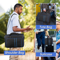 Étui de transport robuste 1680D pour PS5, PlayStation 5 Disc/Digital/Slim/Pro, étanche, antichoc, portable, léger, sac de voyage