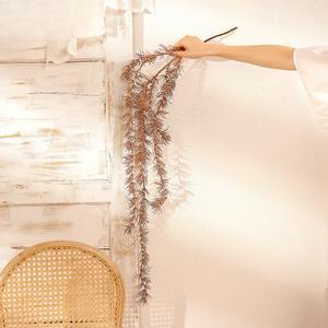 Vente en gros PU Bande Must Rotin Plante Verte Artificielle Décorations de Mariage Usine Fausses Fleurs pour Noël Saint Valentin INS - Product Image 6