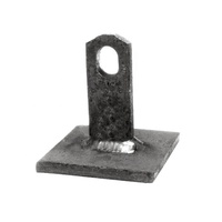 Accessoires pour béton préfabriqué : Plaque d'ancrage en acier à deux trous pour étalement et montage, 2,5T-26T