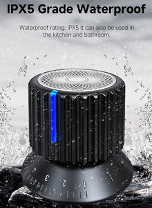 Haut-parleur sans fil à aspiration magnétique étanche IPX-5 avec microphone intégré pour téléphone portable V5.3 pour une utilisation en extérieur/intérieur - Product Image 6