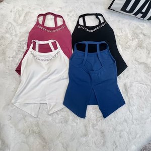 Nueva Camisola de Moda para <span class=keywords><strong>Mujer</strong></span>, Estilo Casual, con Almohadillas de Sujetador Integradas, para Uso Exterior, <span class=keywords><strong>Top</strong></span> Largo con <span class=keywords><strong>Tirantes</strong></span> Finos y Ajuste Delgado - Product Image 1