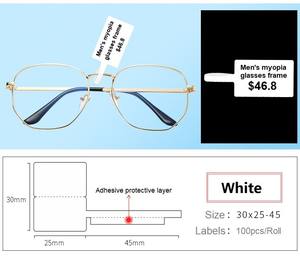 Vente en gros, étiquette de prix/cadre de lunettes de soleil, étiquette pour lunettes, autocollant adhésif imperméable - Product Image 5