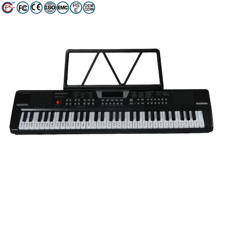 Bán buôn Chất lượng cao trường đàn piano bàn phím cụ 61 phím trẻ em của cơ quan điện tử