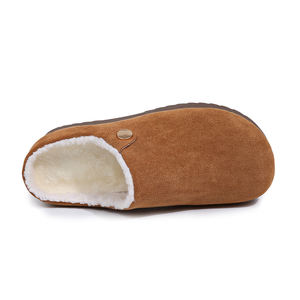 Nouveau hiver femmes fourrure talons hauts <span class=keywords><strong>mules</strong></span> sexy sans lacet original marque design filles en peluche sabots confort chaussures bas prix moelleux - Product Image 2