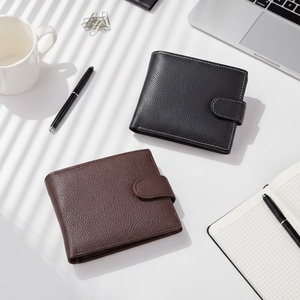 Cartera Corta de Cuero Genuino para Hombre, Cierre de Botón, Estampados de Animales, Diseño Duradero, Uso Diario, Venta al Por Mayor de Fábrica - Product Image 3