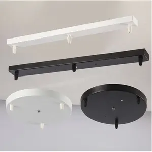 Verlichtingsaccessoires Rond Plafond Rose Lineaire Plafondplaat Strip Plafond Luifel Basis Voor Kroonluchter Hanglamp Assemblage