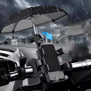 Soporte para Teléfono Móvil de Motocicleta de Alta Calidad con Sombrilla, Antideslizante, Impermeable, Soporte para Celular de Bicicleta con Múltiples Ángulos de Apoyo - Product Image 4