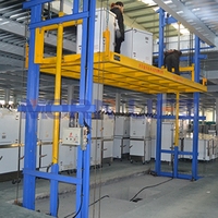 Pour MORN ascenseur de marchandises hydraulique sur mesure 300kg-5000kg ascenseur de fret mural pour entrepôts nouveau Rail de guidage d'ascenseur de cargaison