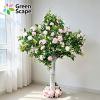Künstlicher Rosenbaum, lebensecht, für Hochzeit, Weihnachten, Abschlussfeier, Neujahr, Valentinstag, Hintergrunddekoration