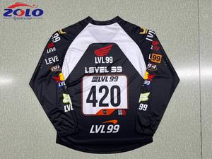 Maillot Mx avec impression OEM maillot de <span class=keywords><strong>moto</strong></span> de montagne respirant et personnalisé maillots de <span class=keywords><strong>cross</strong></span> à manches longues chemises tout-terrain - Product Image 2
