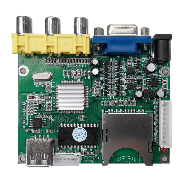 MP4 video playback board image decoding board AV composite analog video VGA output MP3 audio module