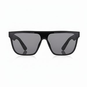 Gafas de sol unisex negras brillantes 2007 - Product Image 1