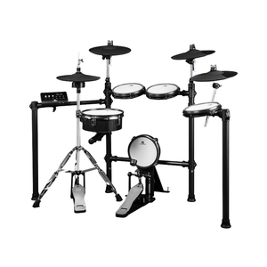 Kit de <span class=keywords><strong>Batterie</strong></span> Électronique PDX550 à 5 Pads pour Studio à Domicile et Entraînement, avec Peaux Maillées, Module Sonore et Système de Rack – Silicone, pour Fonction Musicale - Product Image 1