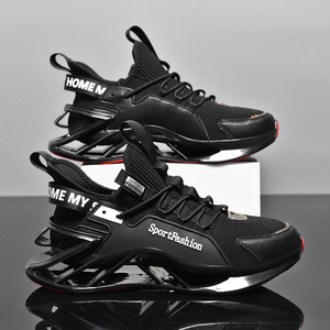 New High Quality Breathable Men's Shoes Red Sneakers Heightened <b>Plus</b> <b>Size</b> Walking Running Shoes for Men - Product Image 1