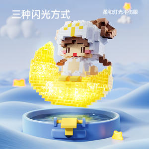 Haute qualité dessin animé personnage bloc de construction jouet douze Constellations enfants <span class=keywords><strong>Puzzle</strong></span> modèle ensemble boîte emballage comprend PCS - Product Image 4