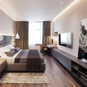 Juego de Muebles de Dormitorio de Madera Modernos Personalizados de Fábrica para Uso en Apartamentos con Servicio OEM/ODM - Fábrica de Foshan - Product Image 4