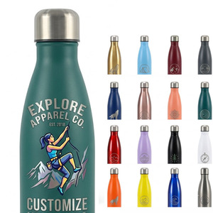 Botella de Agua Deportiva Personalizada con Aislamiento al Vacío de Doble Pared de Acero Inoxidable con Forma de Lata de Cola, Termo Deportivo - Product Image 1