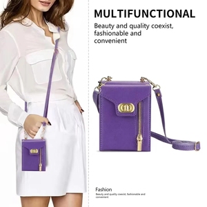 Nouvelle coque multifonction en cuir PU avec fentes pour cartes, <span class=keywords><strong>pochette</strong></span> et dragonne pour Samsung <span class=keywords><strong>Z</strong></span> <span class=keywords><strong>Flip</strong></span> 6 5 <span class=keywords><strong>4</strong></span> 3 - Product Image 4